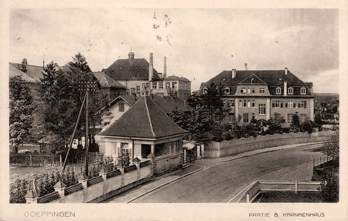 Göppingen. Krankenhaus, 1920