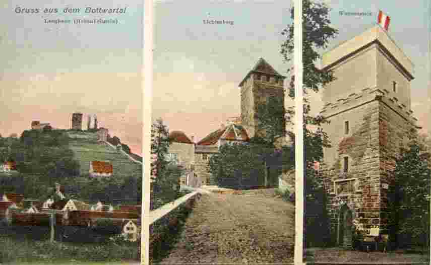 Großbottwar. Panorama der Stadt, 1905