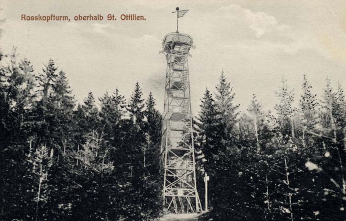 Gundelfingen (Breisgau). Friedrich Turm auf dem Rosskopf, 1905