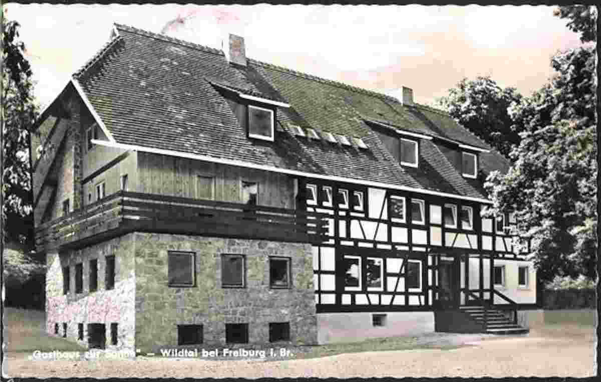 Gundelfingen (Breisgau). Wildtal - Gasthaus zur Sonne, 1982