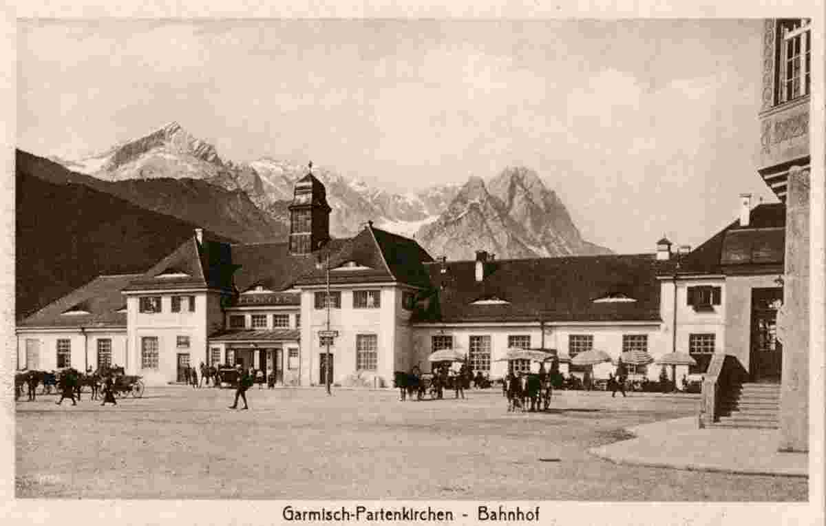 Garmisch-Partenkirchen. Bahnhof, 1920s