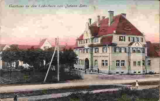 Gersthofen. Gasthaus zu den Lech-Auen, Besitzer Johann Seitz