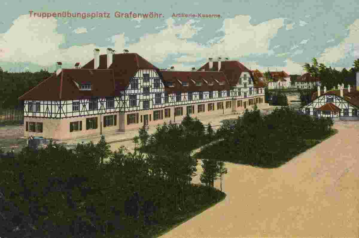 Grafenwöhr. Truppenübungsplatz, Artilleriekaserne, 1915