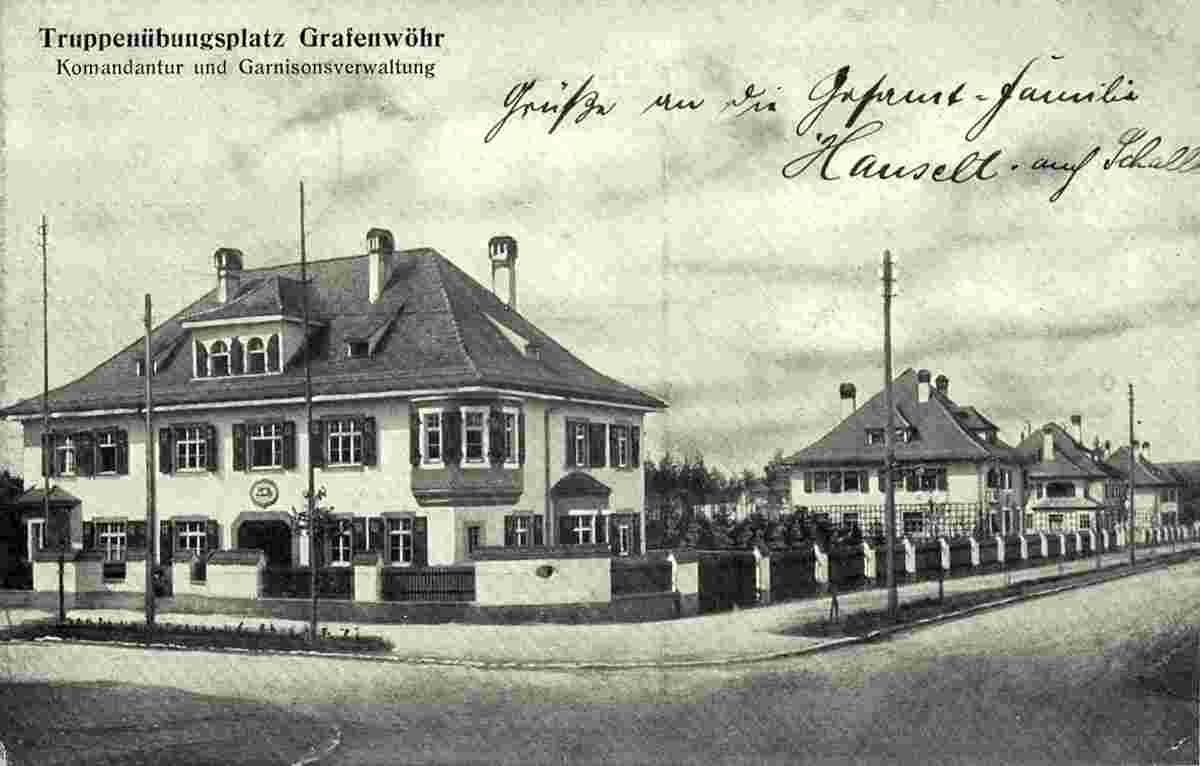 Grafenwöhr. Truppenübungsplatz, Komandantur und Garnisonsverwaltung, 1915