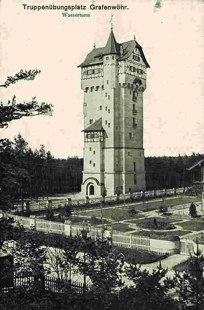 Grafenwöhr. Truppenübungsplatz, Wasserturm, 1917