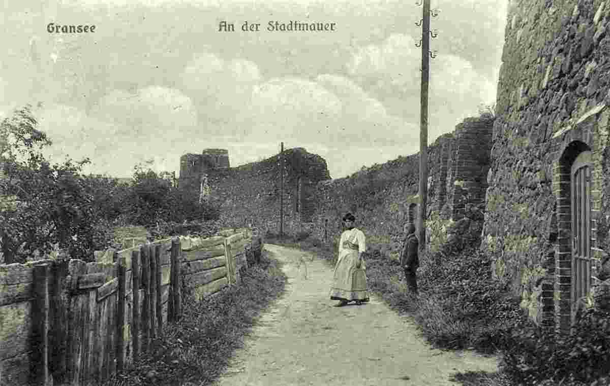 Gransee. Stadtmauer, 1920