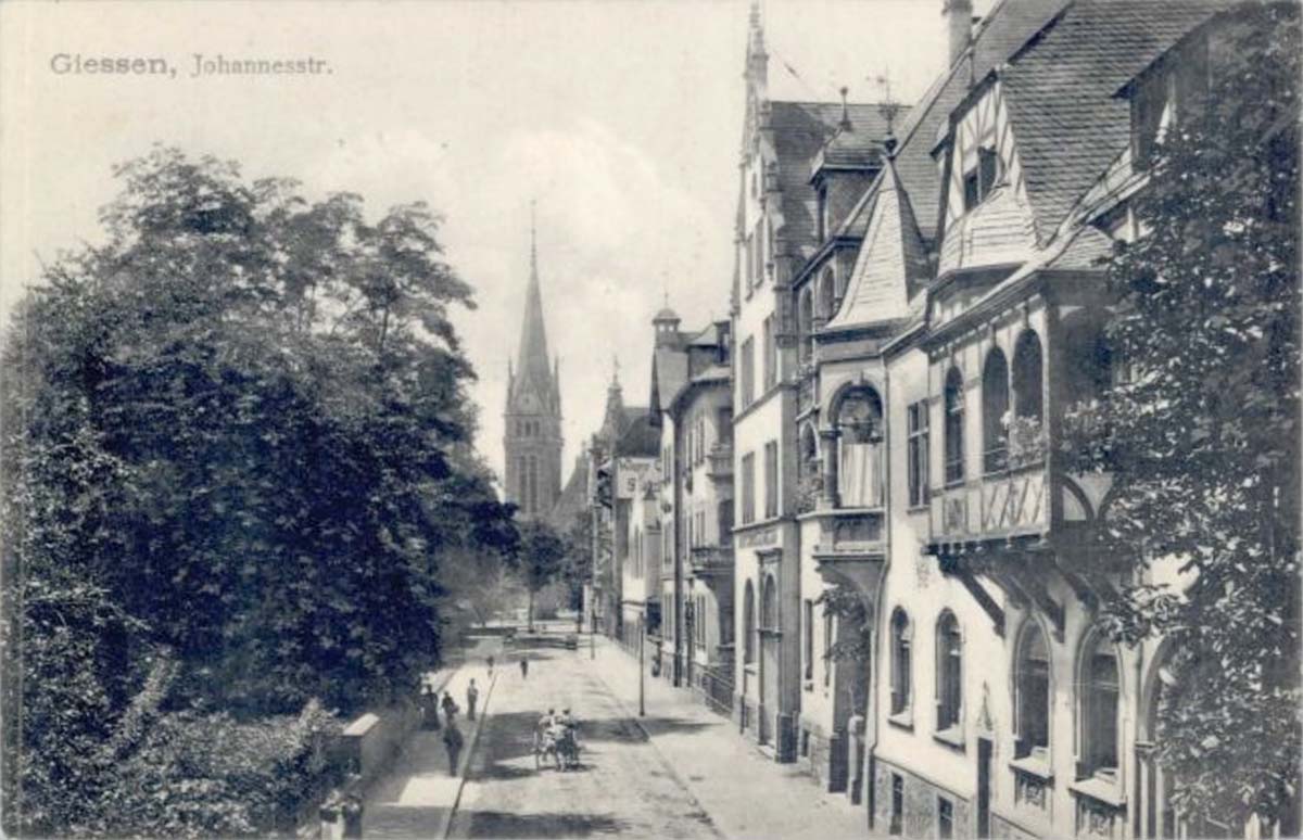 Gießen. Johannesstraße, 1915