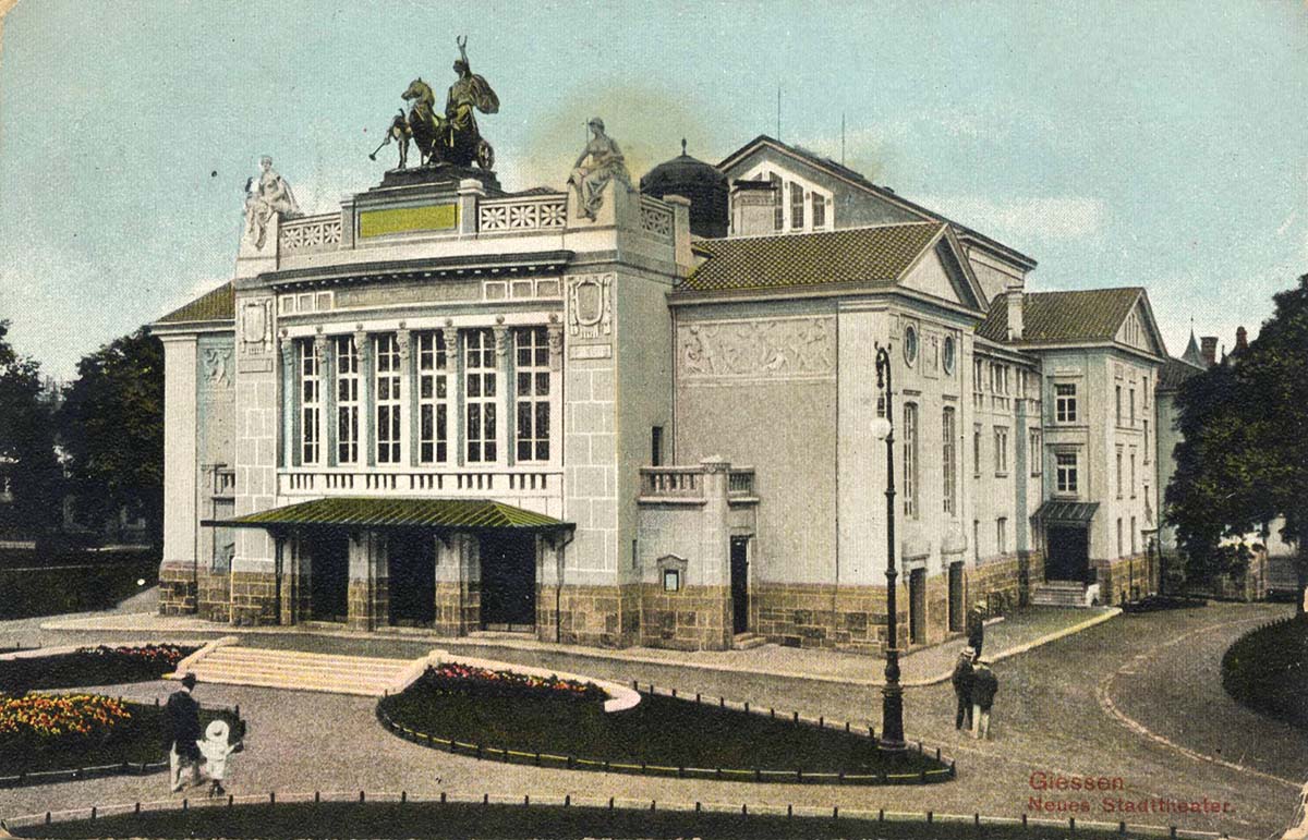 Gießen. Neues Stadttheater, 1912