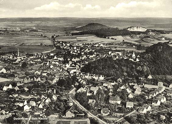 Gudensberg. Panorama der Stadt