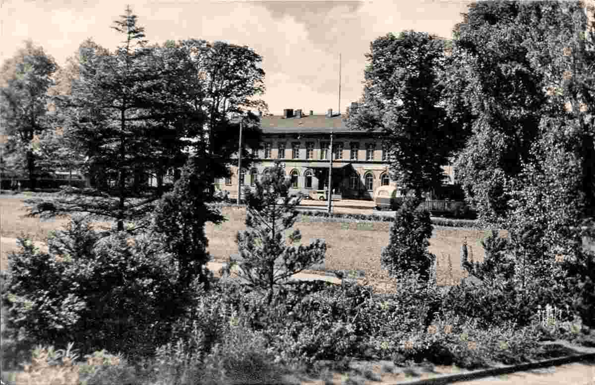Greifswald. Bahnhof, 1960