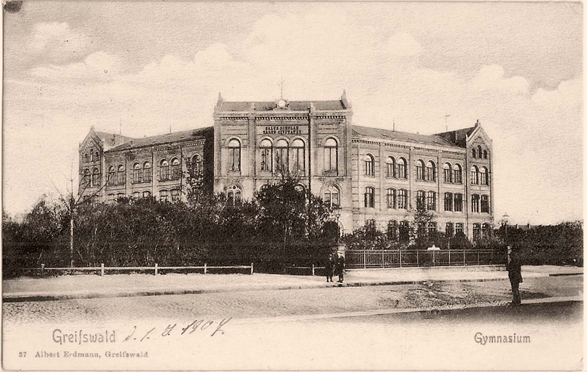 Greifswald. Gymnasium, 1907