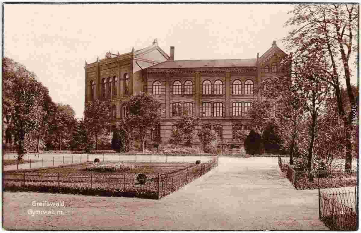 Greifswald. Gymnasium, 1927