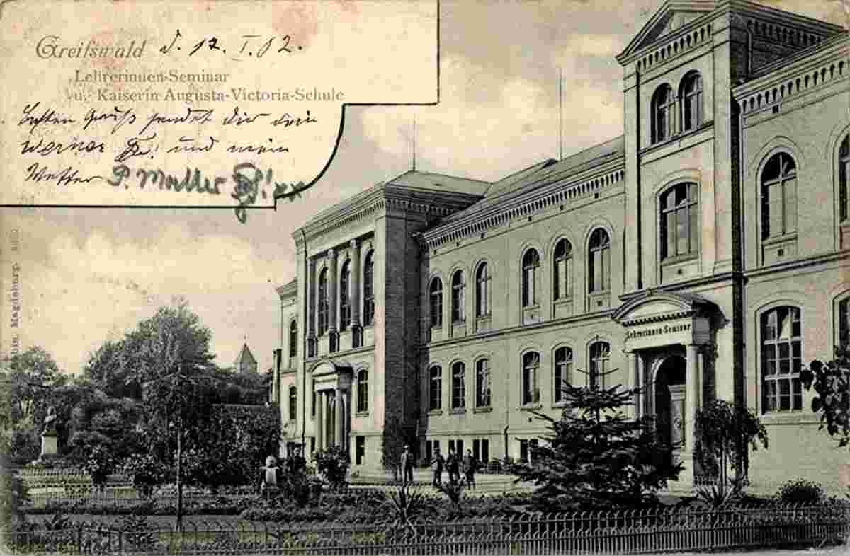 Greifswald. Lehrerinnenseminar, 1902