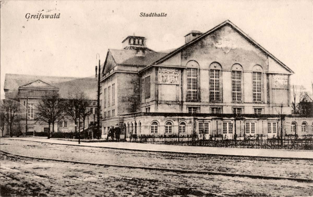 Greifswald. Stadthalle, 1915