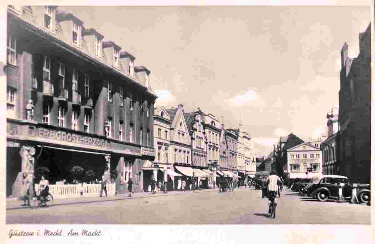 Güstrow. Am Markt, 1940