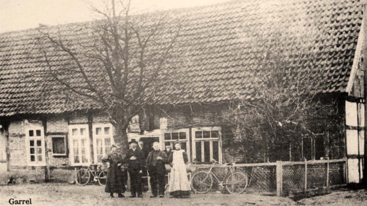 Garrel. Erste Garreler Wirtschaft 'Zur Post', 1907