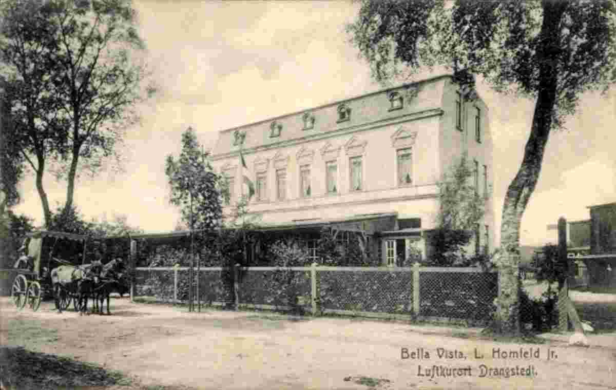 Geestland. Drangstedt - Bella Vista, Pferdekutsche, 1912