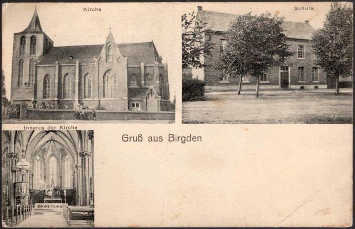 Gangelt. Birgden - Pfarrkirche St Urbanus, Schule