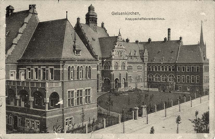 Gelsenkirchen. Knappschaftskrankenhaus, 1912