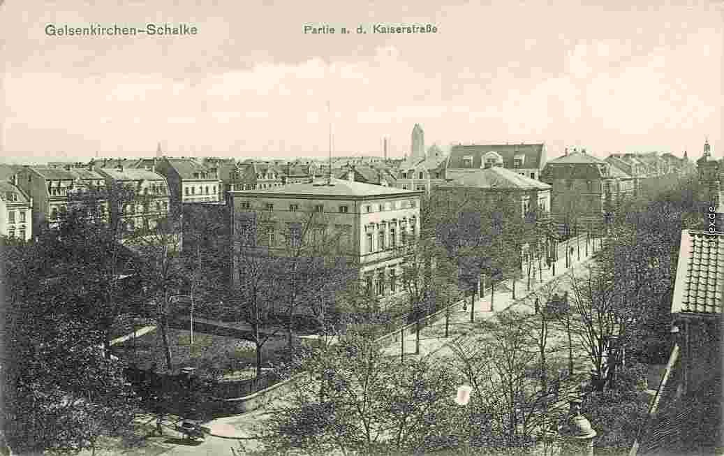 Gelsenkirchen. Stadtteil Schalke, Kaiserstraße, 1910