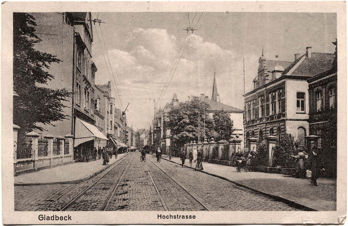 Gladbeck. Hochstraße, 1923