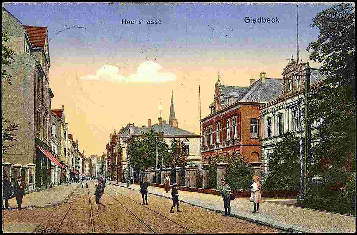Gladbeck. Hochstraße, 1925