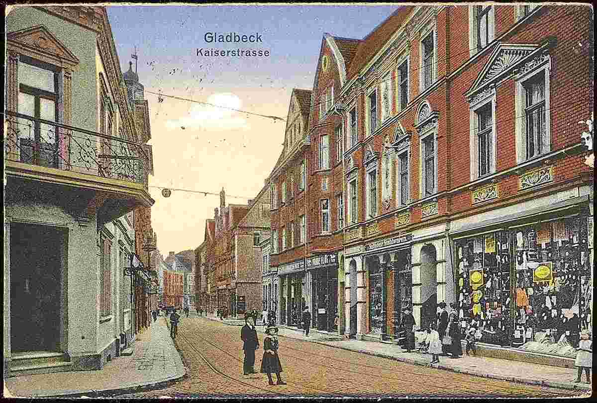 Gladbeck. Kaiserstraße, 1923