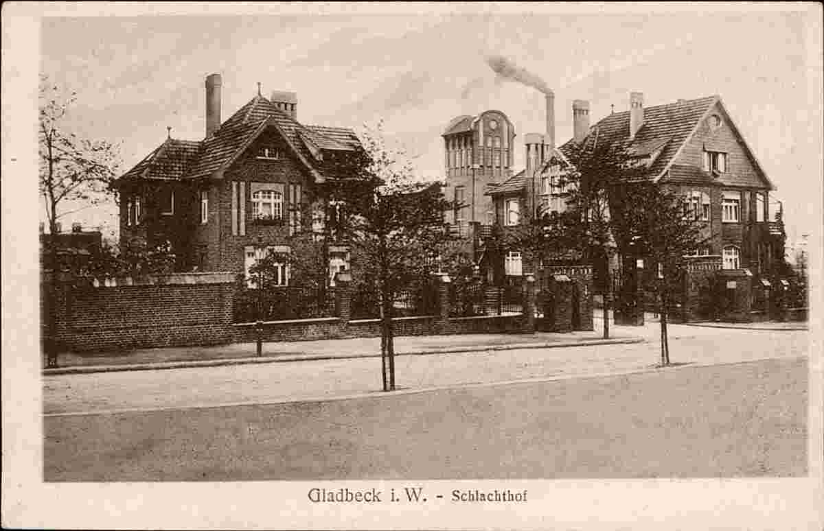 Gladbeck. Schlachthof, 1918