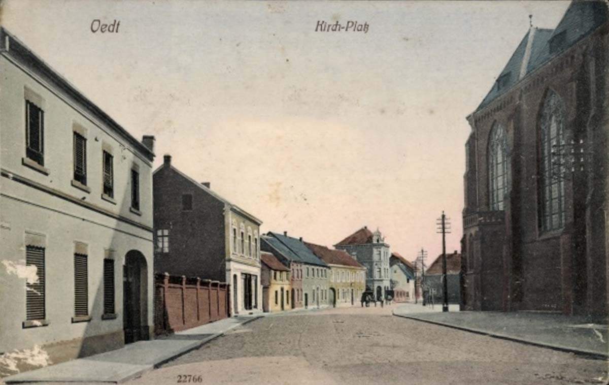 Grefrath. Oedt - Kirchplatz, 1919