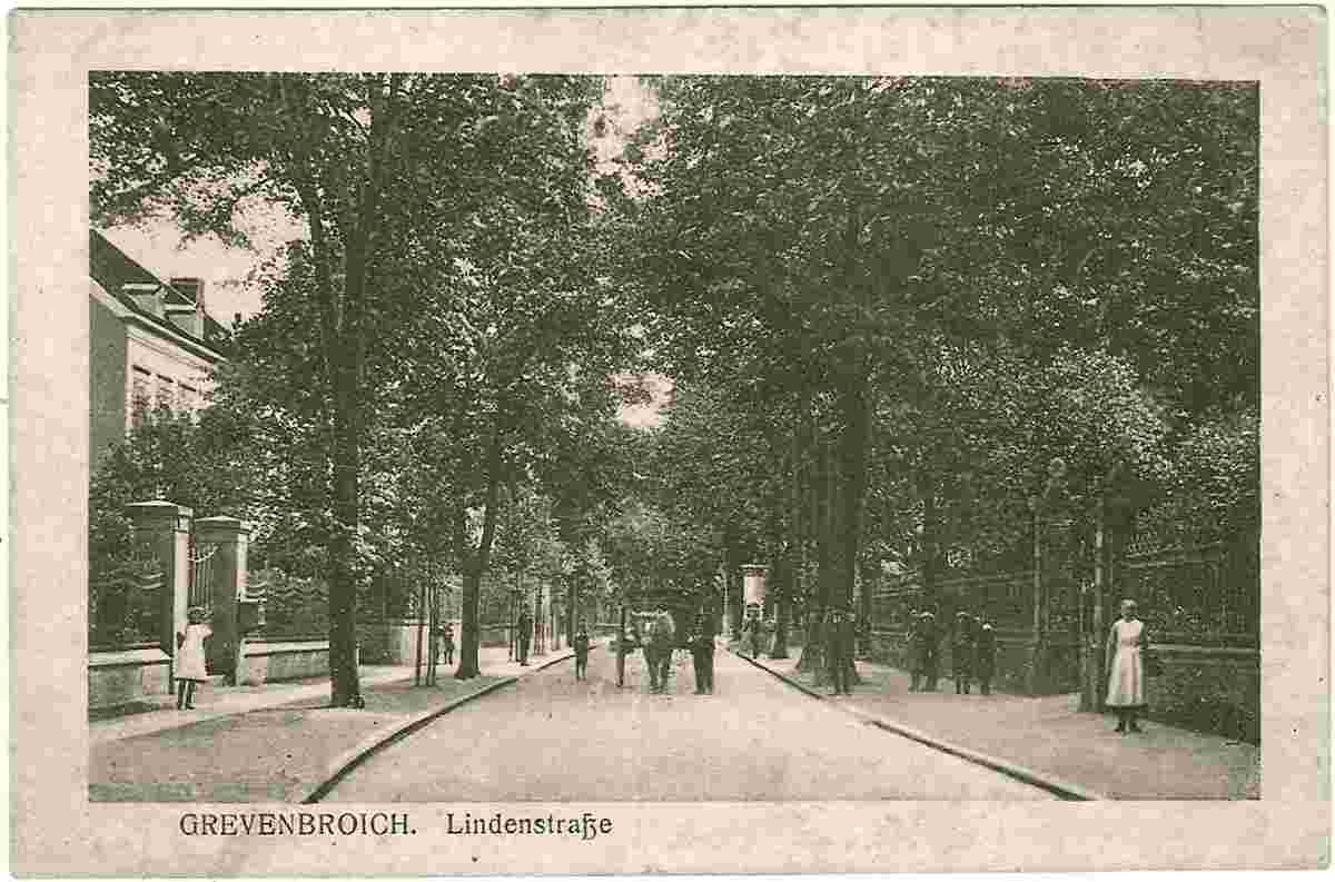 Grevenbroich. Lindenstraße, 1919
