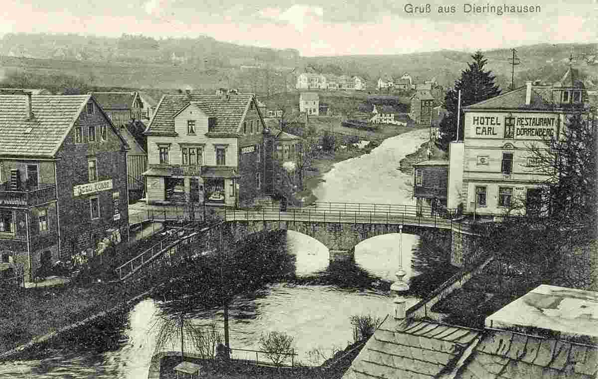 Gummersbach. Dieringhausen, Ortsteil Gummersbach, 1913