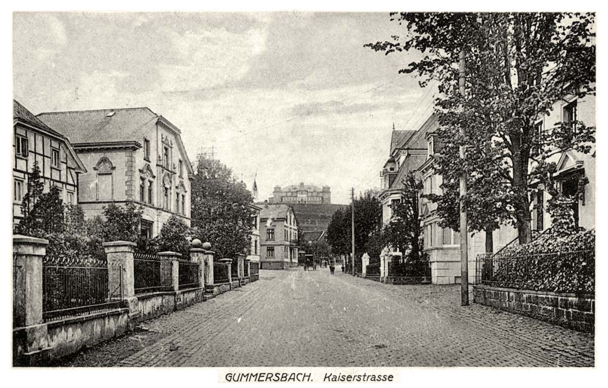 Gummersbach. Kaiserstraße, 1913