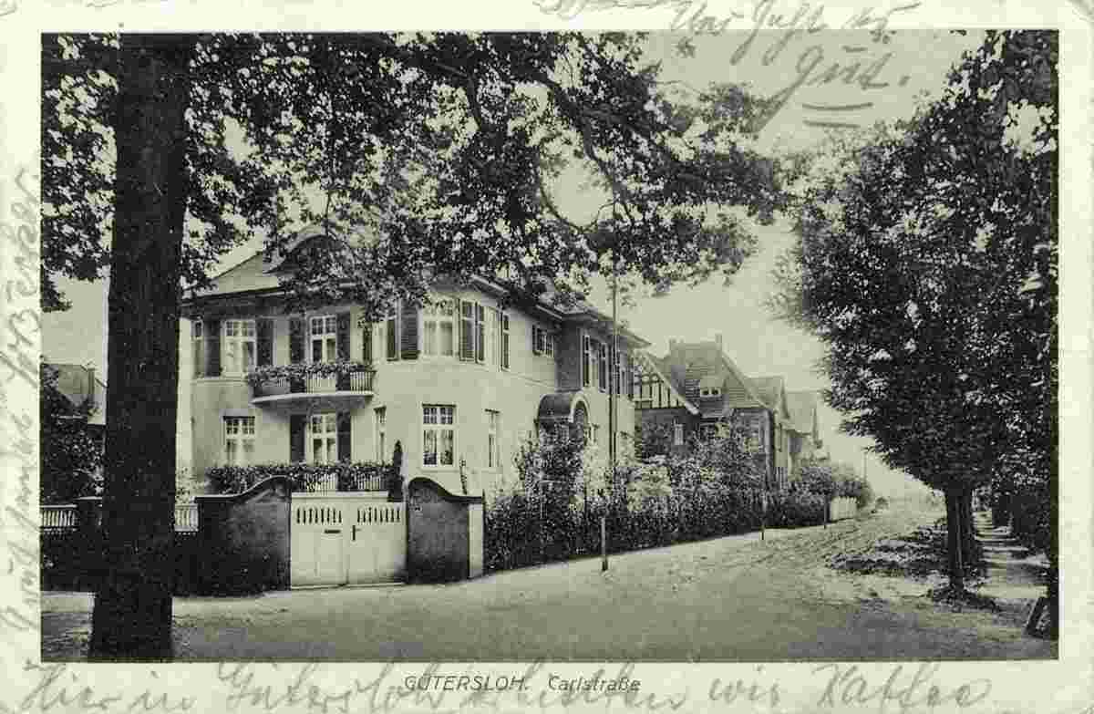 Gütersloh. Karlstraße, 1918