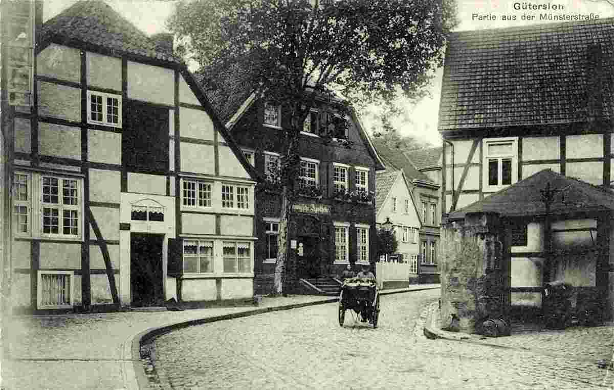 Gütersloh. Münsterstraße, 1913