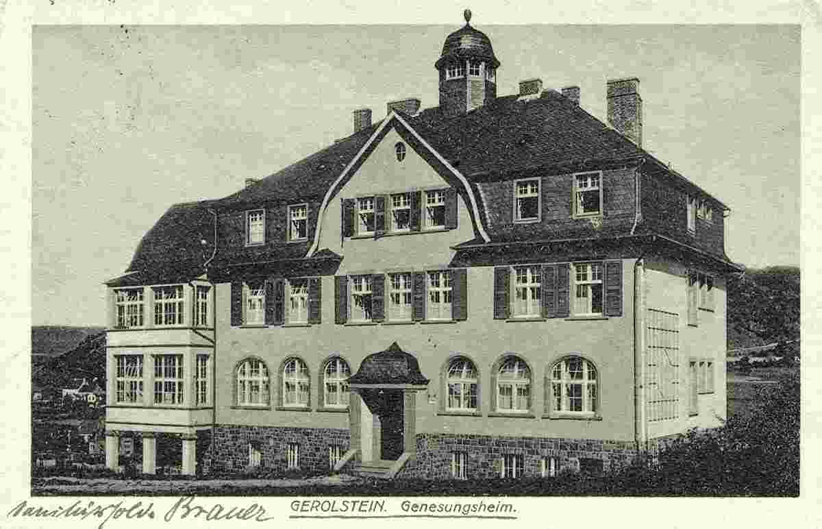 Gerolstein. Genesungsheim, 1918