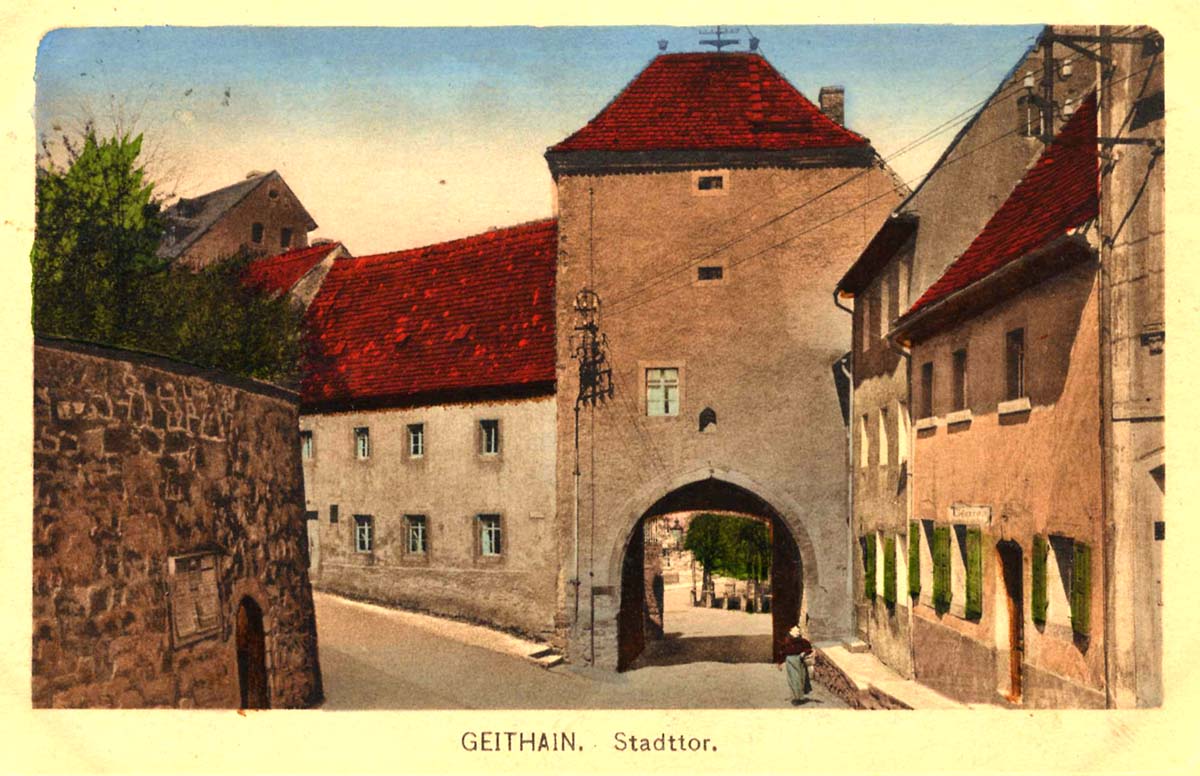 Geithain. Stadttor, 1924