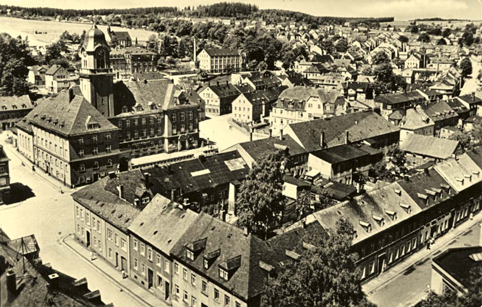 Geyer. Panorama der Stadt