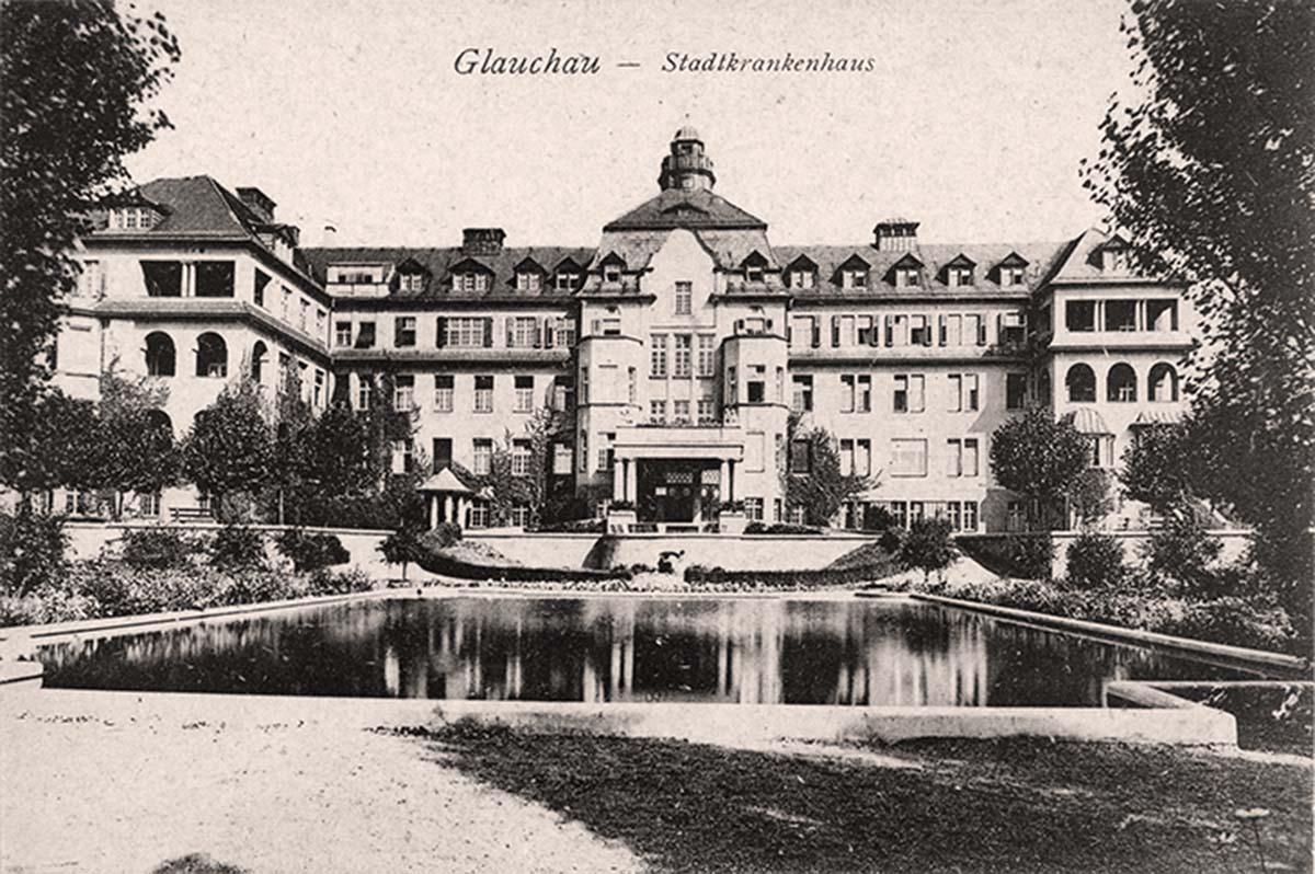 Glauchau. Stadtkrankenhaus, Haus 1, 1921