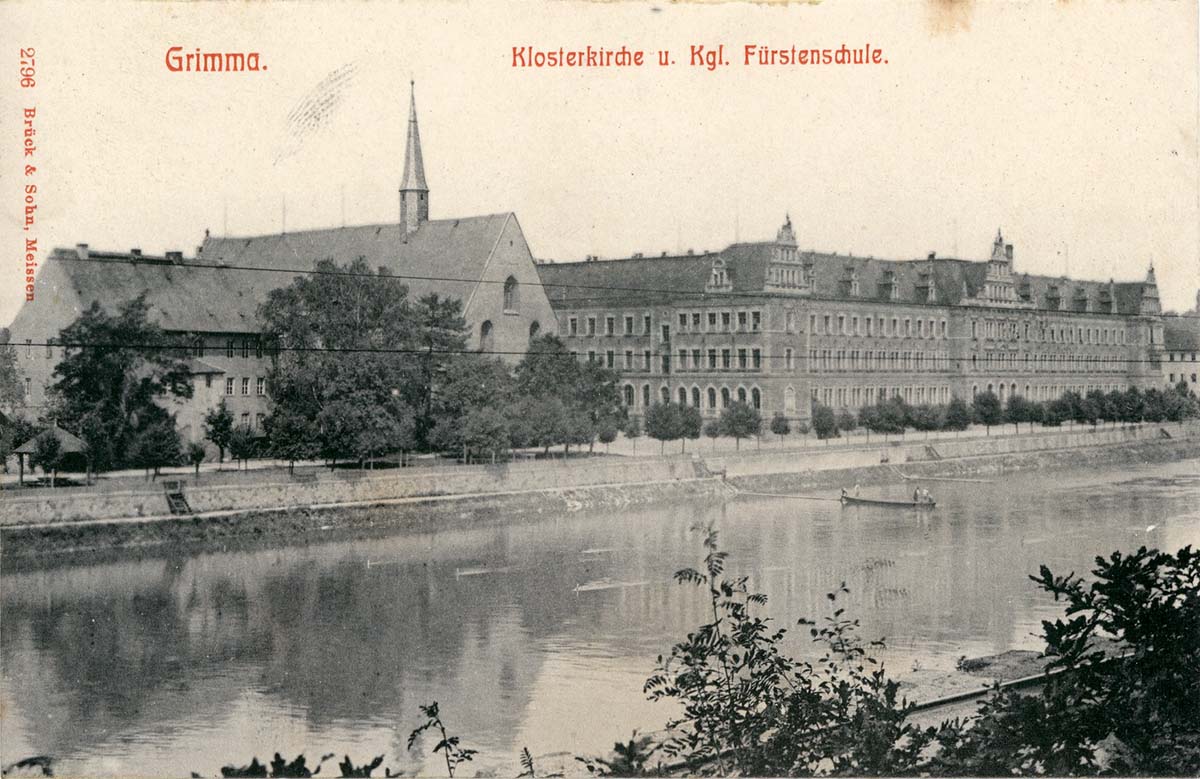 Grimma. Klosterkirche und Fürstenschule, 1903