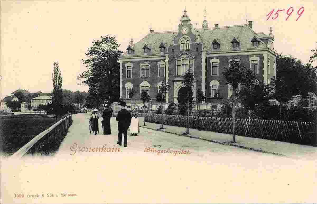 Großenhain. Bürgerhospital, 1901