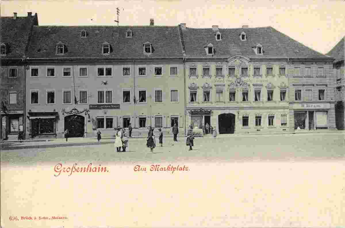 Großenhain. Marktplatz, 1898