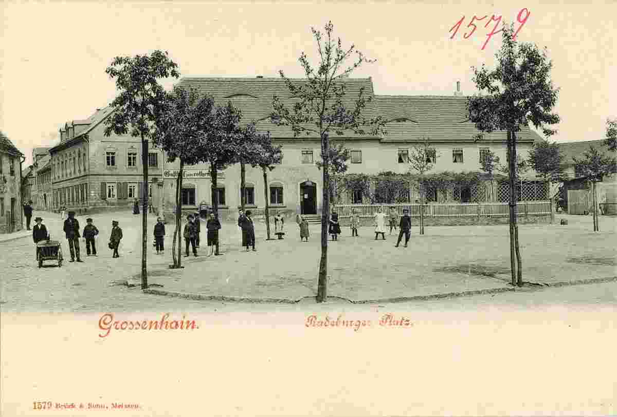 Großenhain. Radeburger Platz, 1901