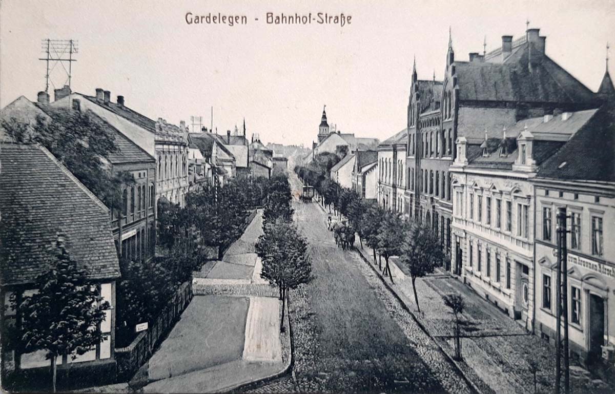 Gardelegen. Bahnhofstraße, 1923