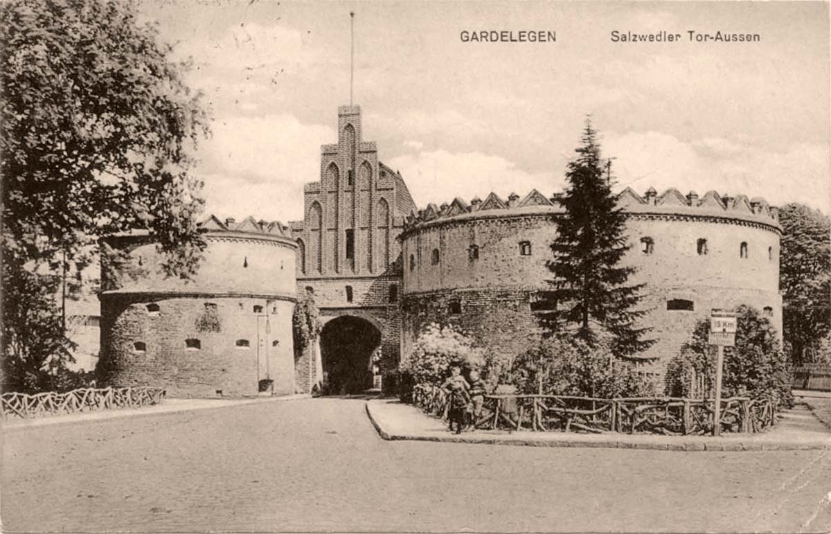 Gardelegen. Salzwedeler Tor-Aussen, 1914