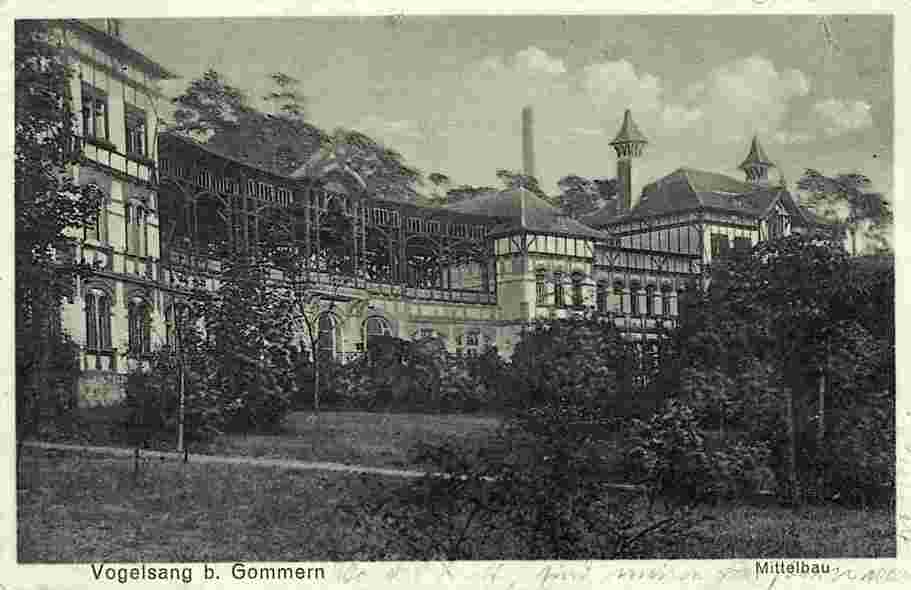 Gommern. Vogelsang bei Gommern, Mittelbau, 1931