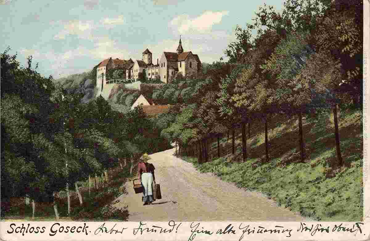 Goseck. Schloß, 1908