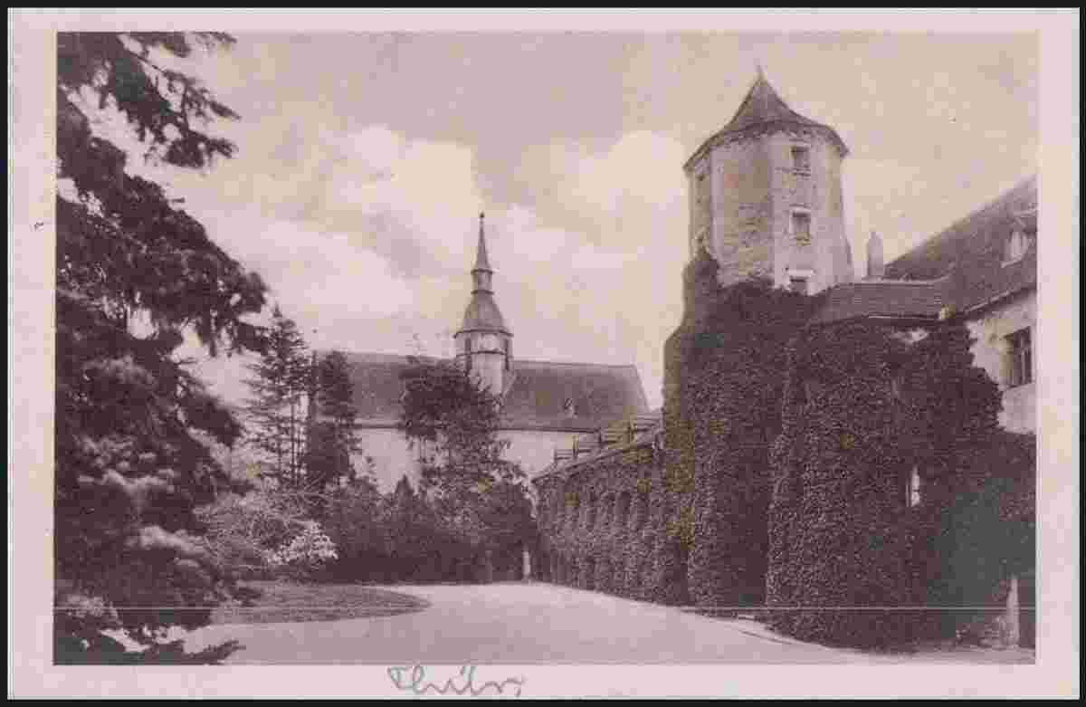 Goseck. Schloß Hof, 1930
