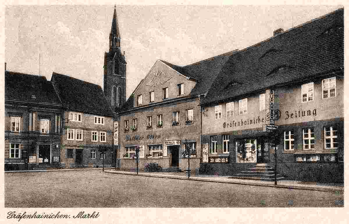 Gräfenhainichen. Marktplatz, 1936