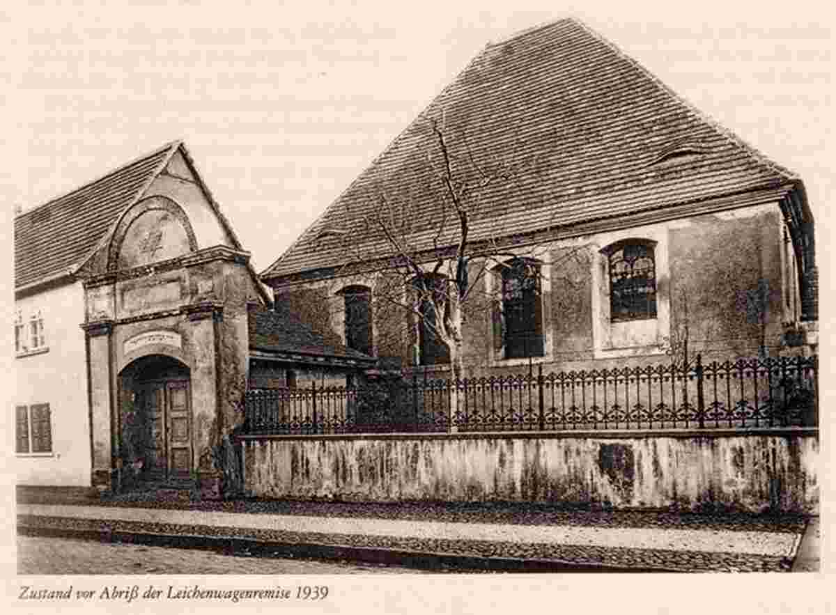 Gröbzig. Synagoge, 1939