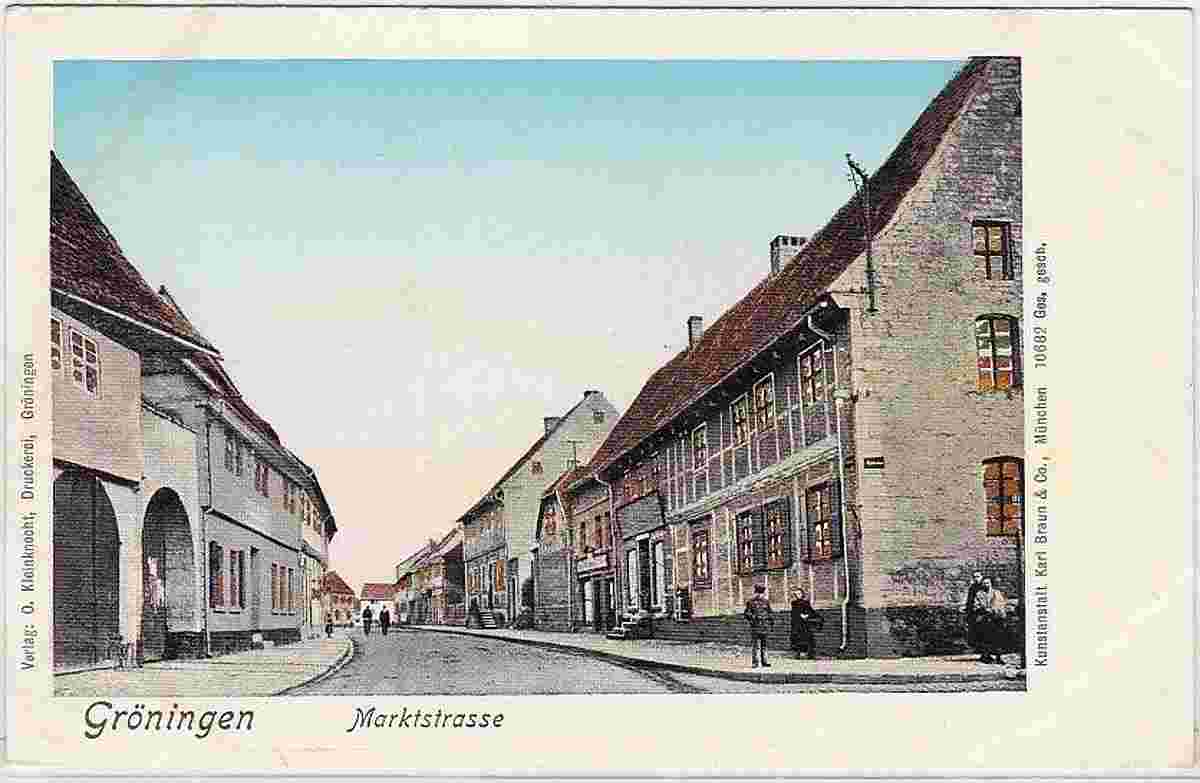 Gröningen. Marktstraße